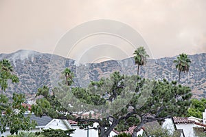 Brush Fire in the Verdugo Mountains