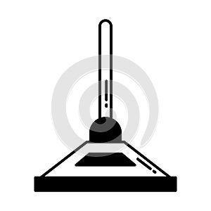 Brush Half Glyph Style vector icon which can easily modify or edit photo