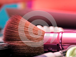 Brush For Makeups Represents Beauty Product And Brushes