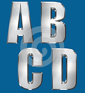 Brush Metal Type Style