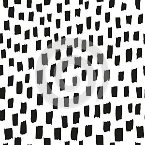 Brush pattern. Vector seamless texture background