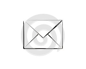 Brush Stroke Art - Mail Icon