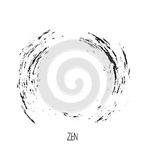 Brush Stroke Enso Symbol