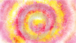 Brush strokes tie dye pattern abstract background in blue and white colors, digital illustration