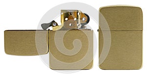 Brushed Brass Lighter