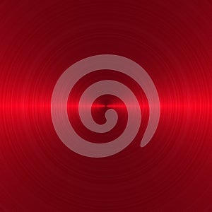 Brushed circular red 1