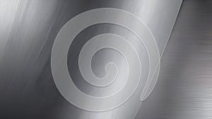 Smooth brushed metallic texture featuring light reflections in silver and gray shades