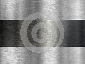 Brushed metal industrial background