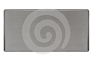 Brushed Metal Plate