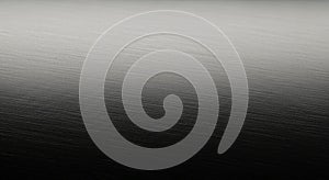 Brushed metal texture features a gradient from light to dark, creating a sleek and