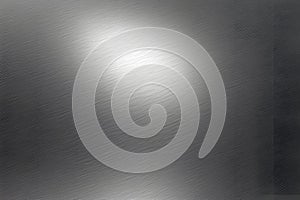 Sleek brushed metal texture with a bright light reflection, perfect for modern design backgrounds