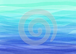 Brushed Painted ocean blue Abstract Background. Brush stroked painting. 2D Illustration.