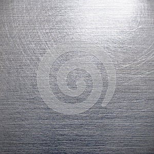 Brushed silver aluminum