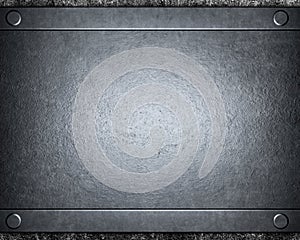 Brushed silver metal background