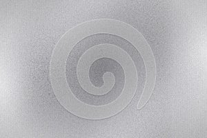 Brushed silver metal sheet surface, abstract texture background