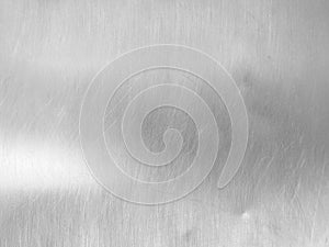 brushed silver stainless steel plate texture with tiny scratches