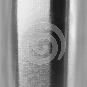 Brushed steel plate texture. Hard metal material background. Reflection surface