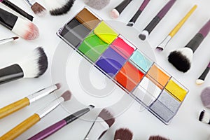 Brushes and cosmetics