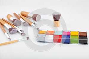 Brushes and cosmetics