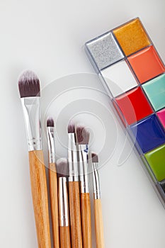 Brushes and cosmetics