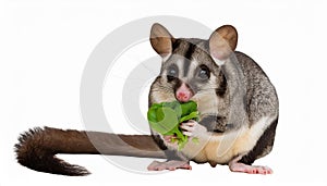 Brushtail Possum Trichosurus vulpecula, Pose Regal and Inquisitive, Captured in Striking Clarity with a Dash of Wilderness Enigma photo