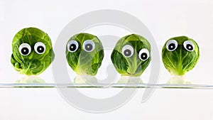 Brussel sprout heads photo