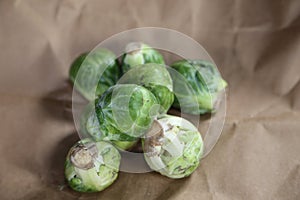 Brussel sprouts, organic and fresh from the garden!