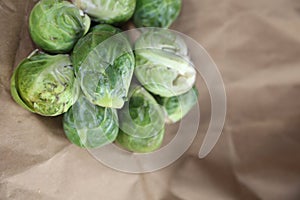 Brussel sprouts, organic and fresh from the garden!