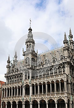 Brussels, B, Belgium - August 19, 2022: House of the King also called Maison du Roi in french language