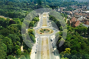 View from Atomium