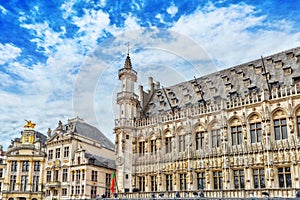 BRUSSELS, BELGIUM - JULY 07, 2016 : Grand Place (Grote Markt) -