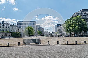 Place Poelaert Brussels near Memorial for the Belgian Foot Soldiers