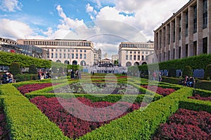 Hill of the Arts Mont des Arts/Kunstberg is a beautiful park in the historic center of Brussels.