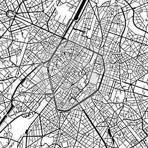 Brussels Belgium Vector Map photo