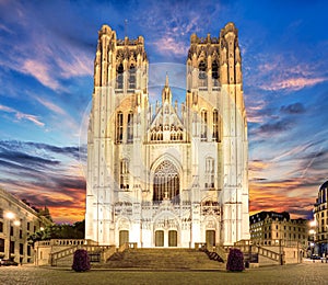 Brussels - Cathedral of St. Michael and St. Gudula, Belgium