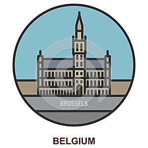 Brussels. Cities and towns in Belgium
