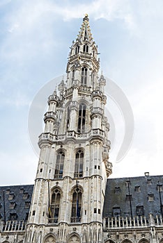 Brussels City Hall at the Grand Place in Brussels, Belgium