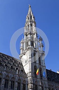 Brussels City Hall/Town Hall (Hotel de Ville) in Grand Place