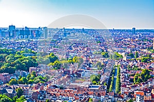 Brussels cityscape, Belgium