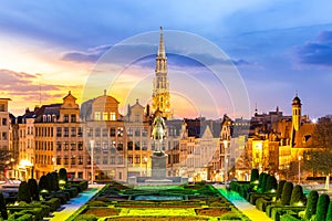 Brussels Cityscape Belgium photo