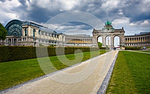 Brussels. Famous triumphal arch