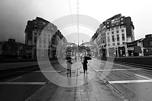 Brussels in the Rain