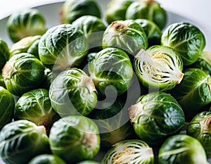 Brussels sprout is Gemmifera cultivar group of cabbage Brassica oleracea, grown for edible buds. Brussels sprouts are