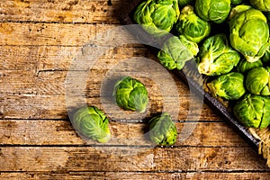 Brussels sprout vegetables in a bowl