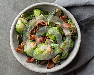 Brussels Sprouts and Bacon photo