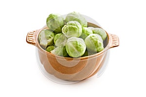 Brussels sprouts in bowl