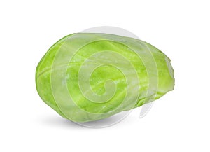 Brussels sprouts isolated on white background