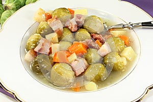 Brussels sprouts stew