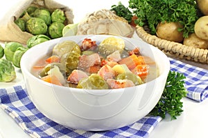 Brussels sprouts stew