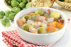 Brussels sprouts stew